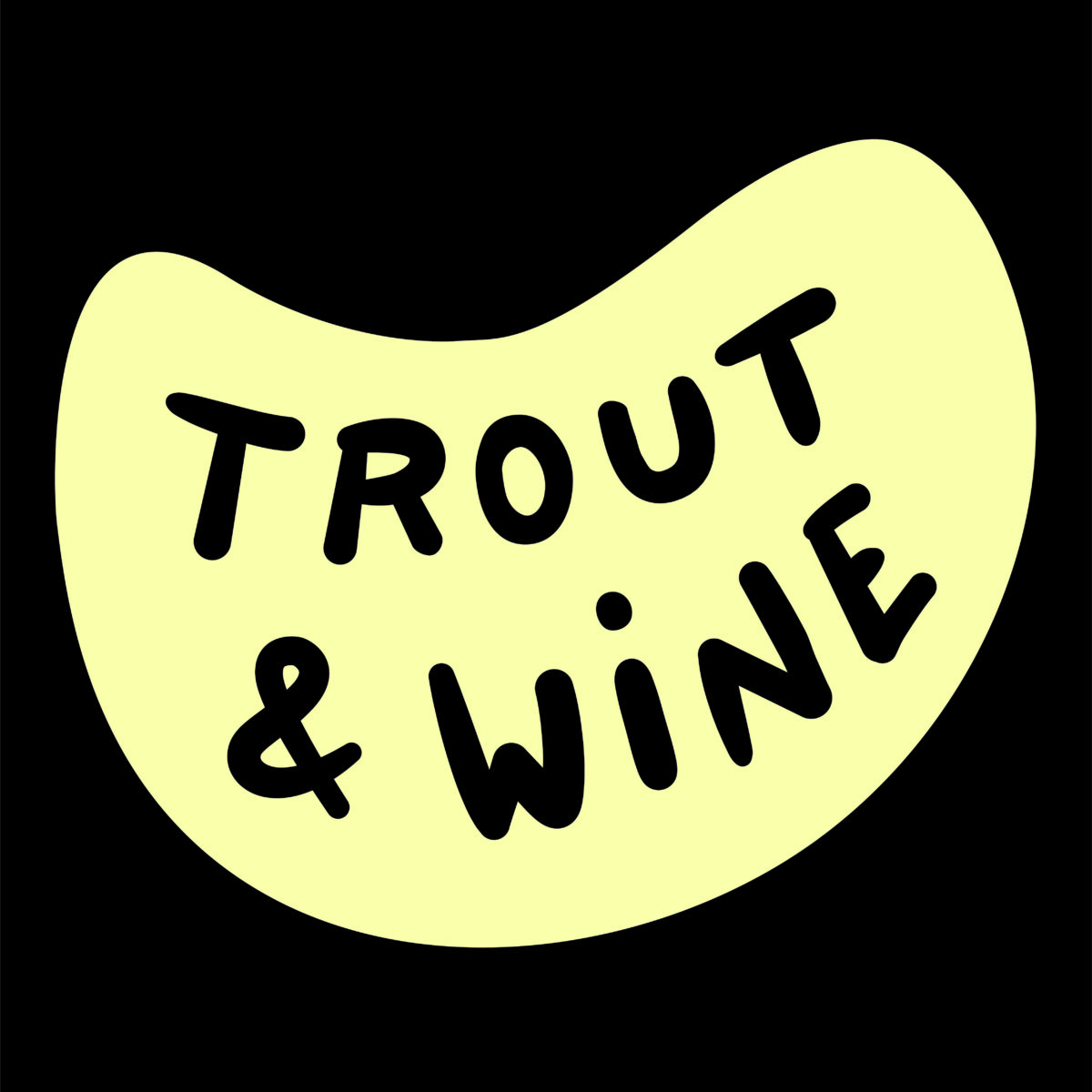 Trout and wine